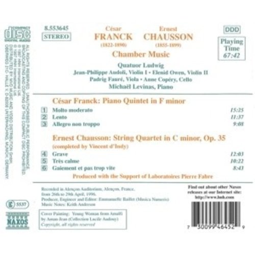 Naxos Franck:piano Quint.chausson:q