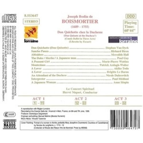 Naxos Boismortier: Don Quichotte