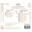 Naxos Brahms: 4 Hand Pno Mus. Vol. 3