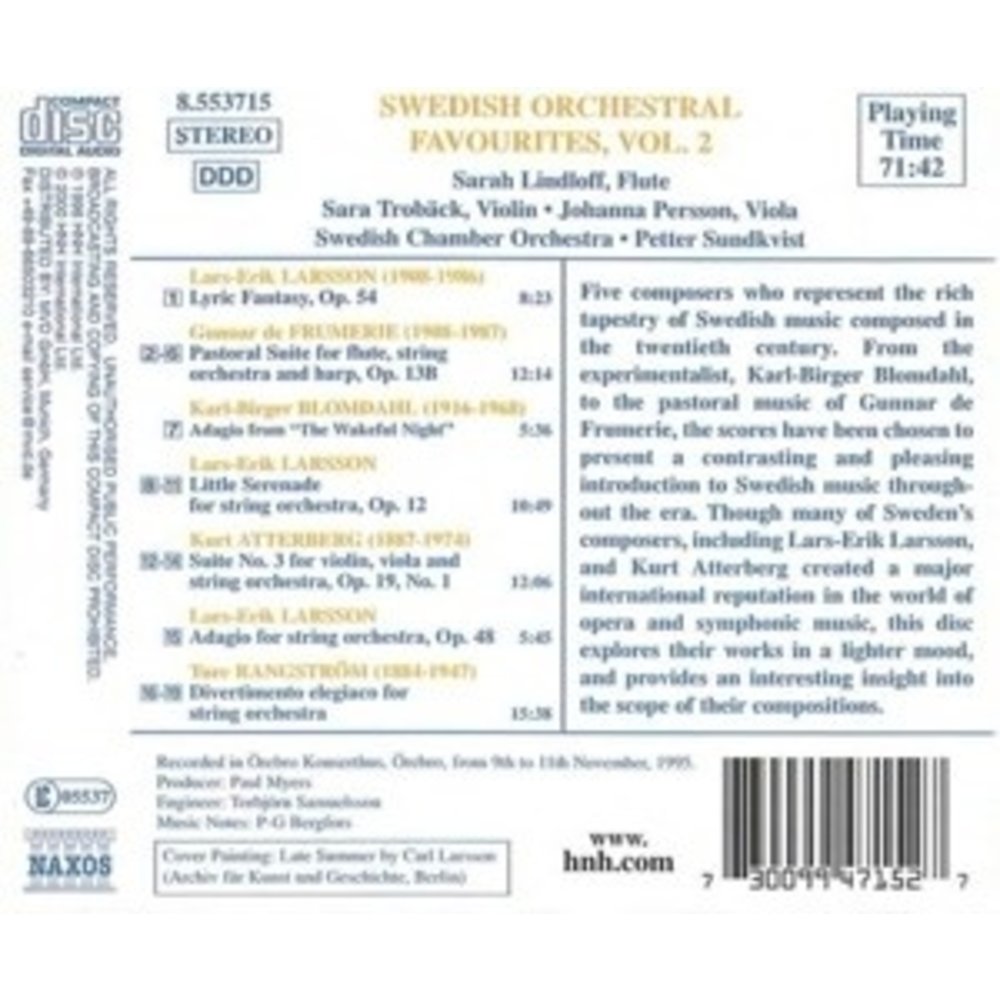 Naxos Swedish Orche.favourites,Vol.2