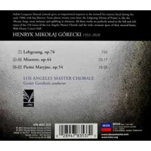 DECCA Gorecki: Miserere