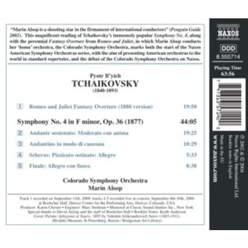 Naxos Tchaikovsky: Symphony No.4