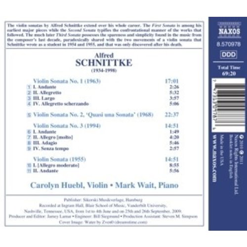 Naxos Schnittke: Compl.violin Sonatas