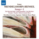 Naxos Mendelssohn-Hensel: Songs 1