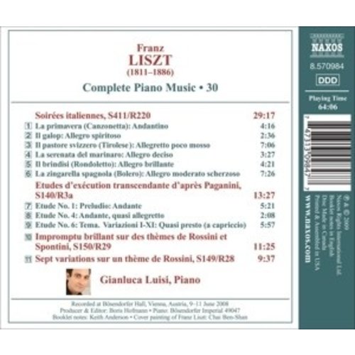 Naxos Liszt: Piano Music 30