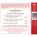 Naxos Stravinsky: Works For Violin Naxos Stravinsky: Works For Violin