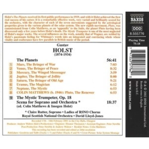 Naxos Holst: The Planets