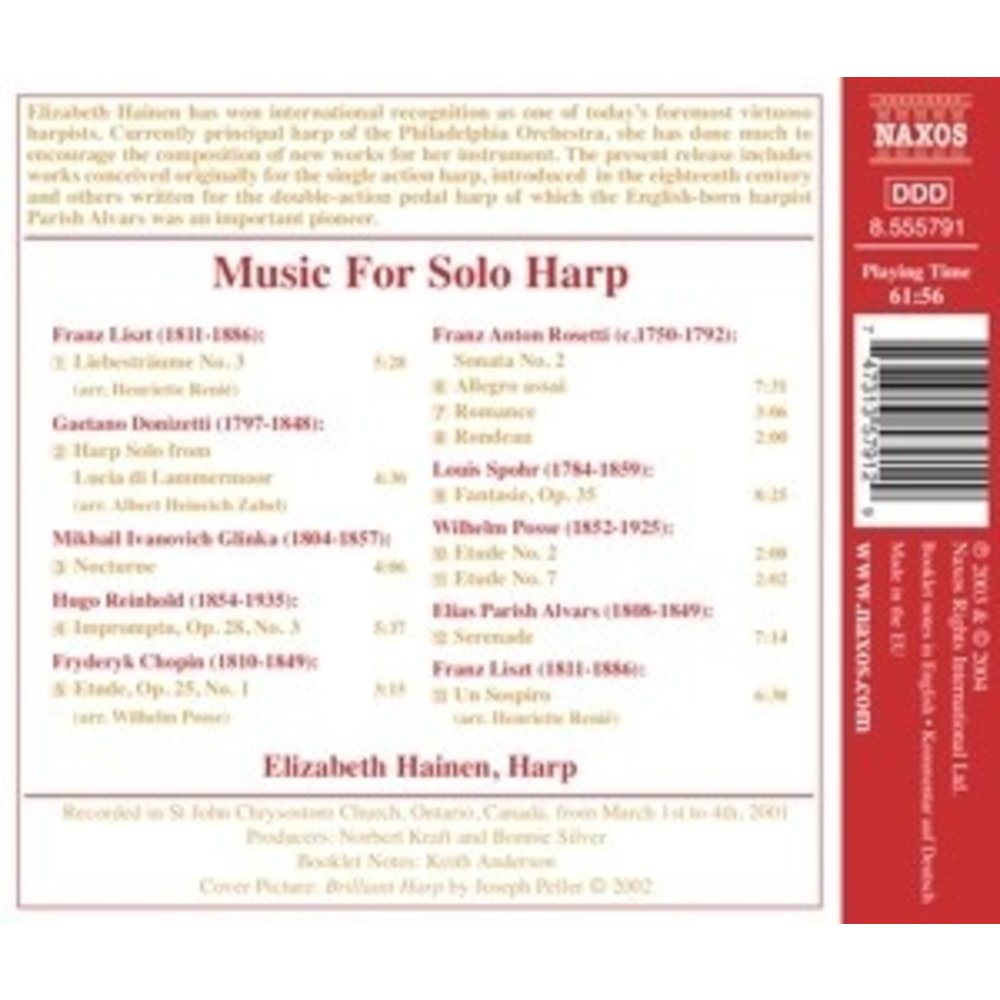 Naxos Music For Solo Harp