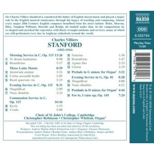 Naxos Stanford: Anthems And Services