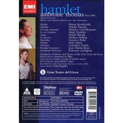 Erato/Warner Classics Thomas: Hamlet (Ntsc)