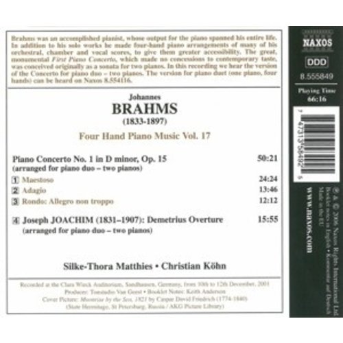 Naxos Brahms: Four-Hand Piano Music,