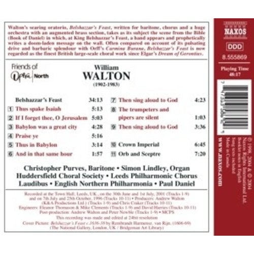 Naxos Walton: Belshazzar's Feast