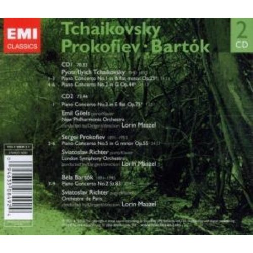 Erato/Warner Classics Tchaikovsky Piano Concertos