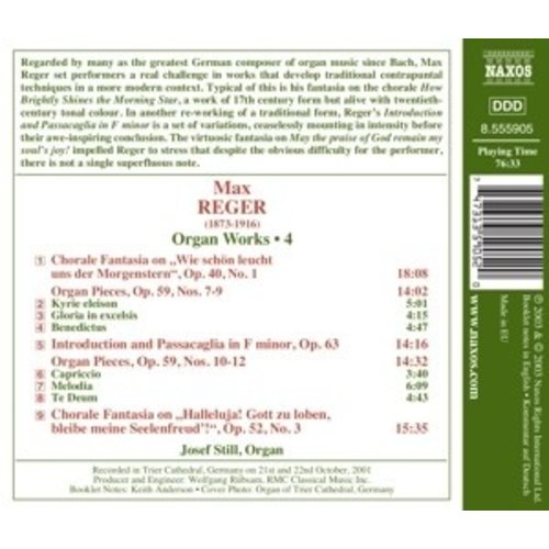 Naxos Reger: Organ Works. 4