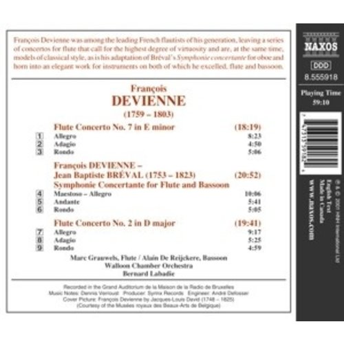 Naxos Devienne: Flute Concertos 2 & 7