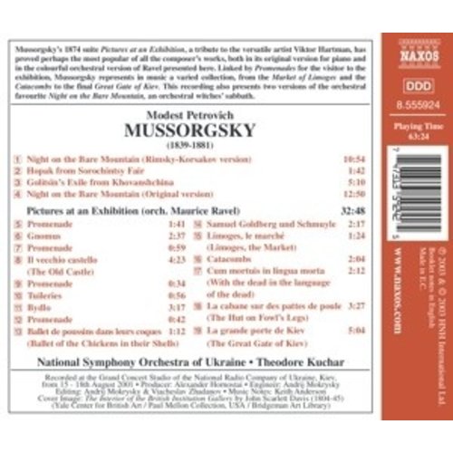 Naxos Mussorgsky:pict. At Exhibition