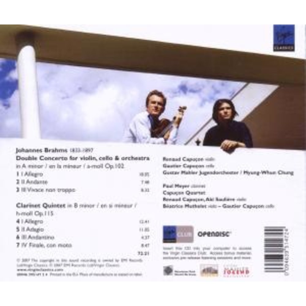 Erato/Warner Classics Brahms: Double Concerto & Clar
