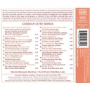 Naxos German Lute Songs Naxos German Lute Songs