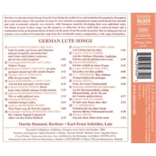 Naxos German Lute Songs
