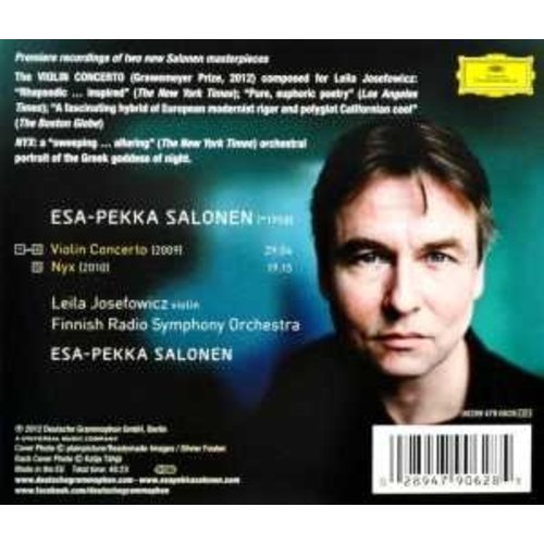 Deutsche Grammophon Salonen: "Out Of Nowhere" - Violin Concerto; Nyx