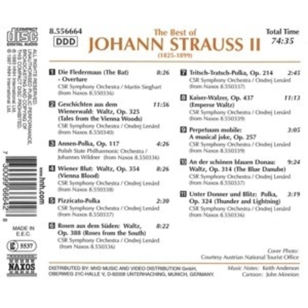 Naxos The Best Of Johann Strauss Ii