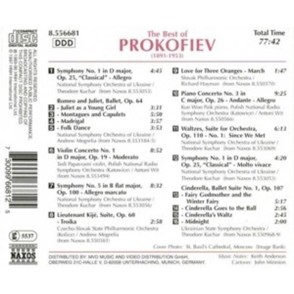 Naxos The Best Of Prokofiev