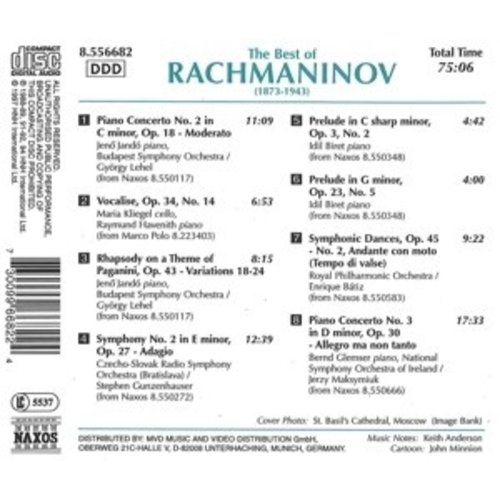 Naxos The Best Of Rachmaninov