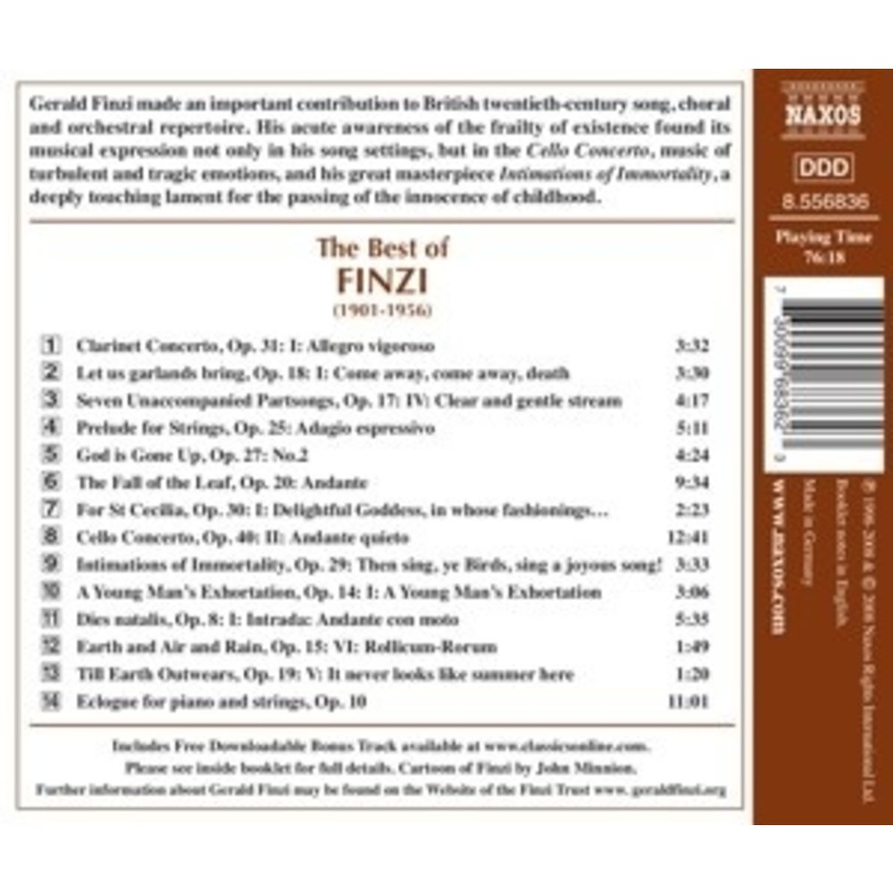 Naxos The Best Of Finzi