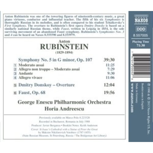 Naxos Rubinstein: Symphony No.5