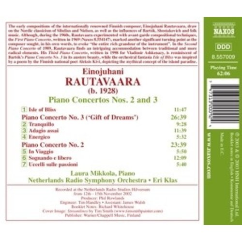 Naxos Rautavaara: Piano Conce.no.2&3