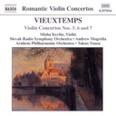 Naxos Vieuxtemps:violin Con.no.5,6&7