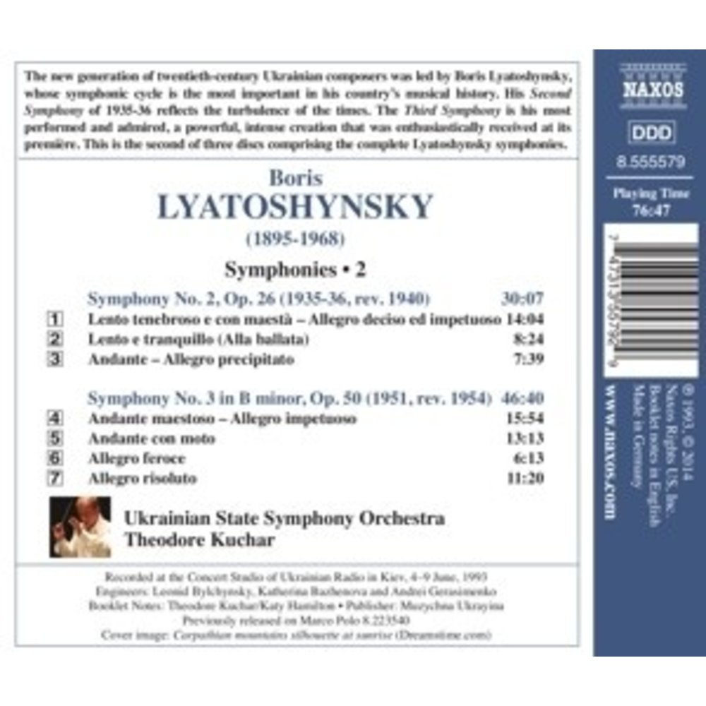 Naxos Symphonies Nos. 2 And 3