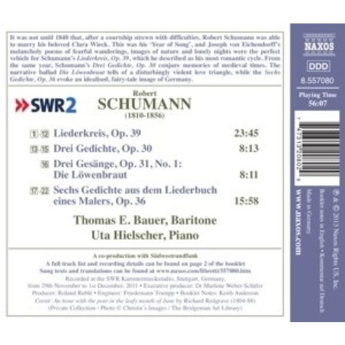 Naxos Schumann: Liederkreis Op.39