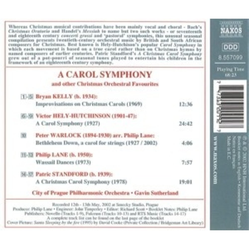 Naxos Hely-Hutchinson: A Carol Sym.