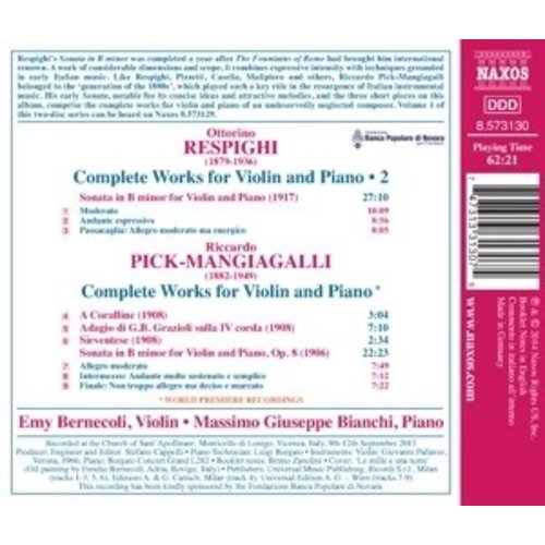 Naxos Complete Works For Violin And Piano Vol 2; Sonata