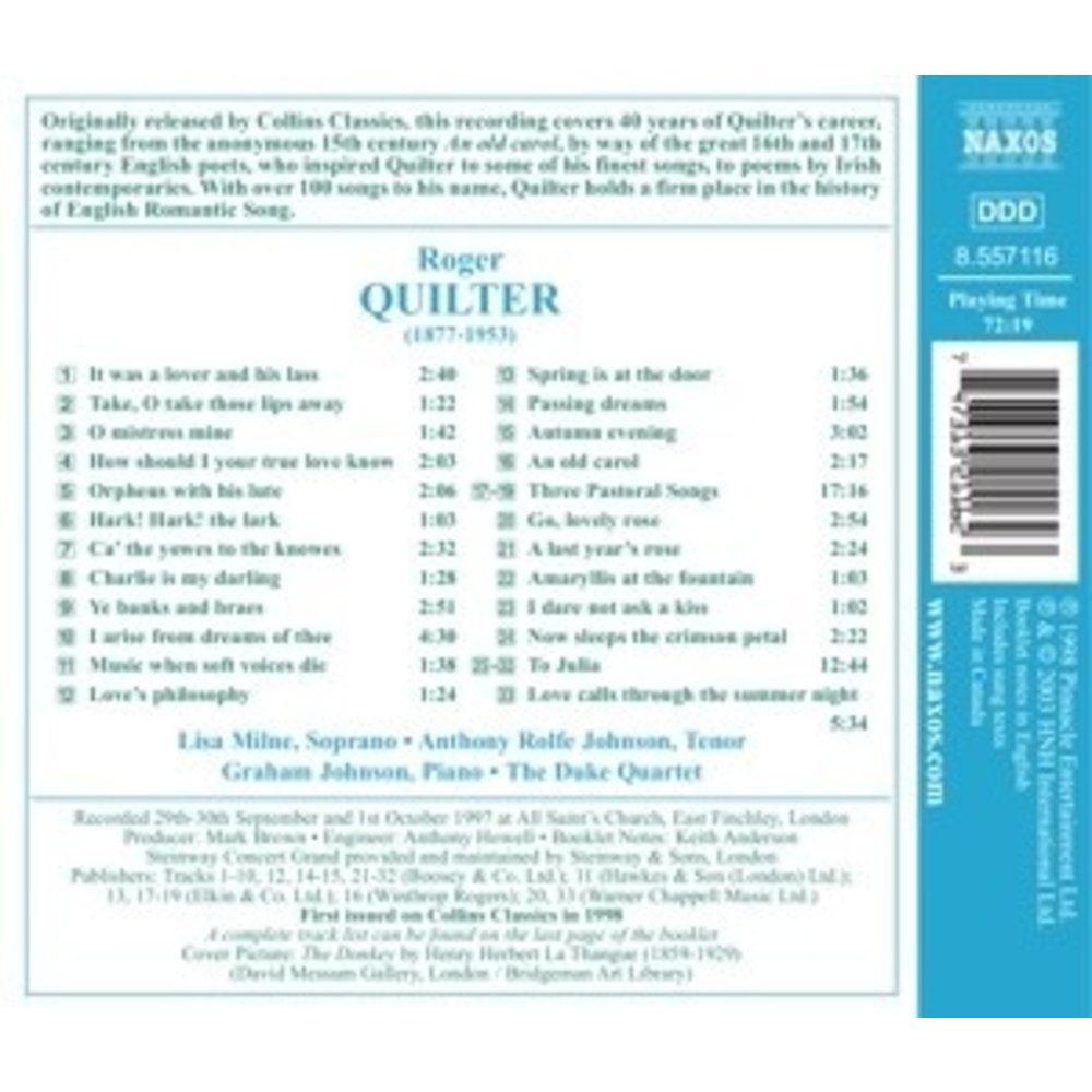 Naxos The English Song Series 5