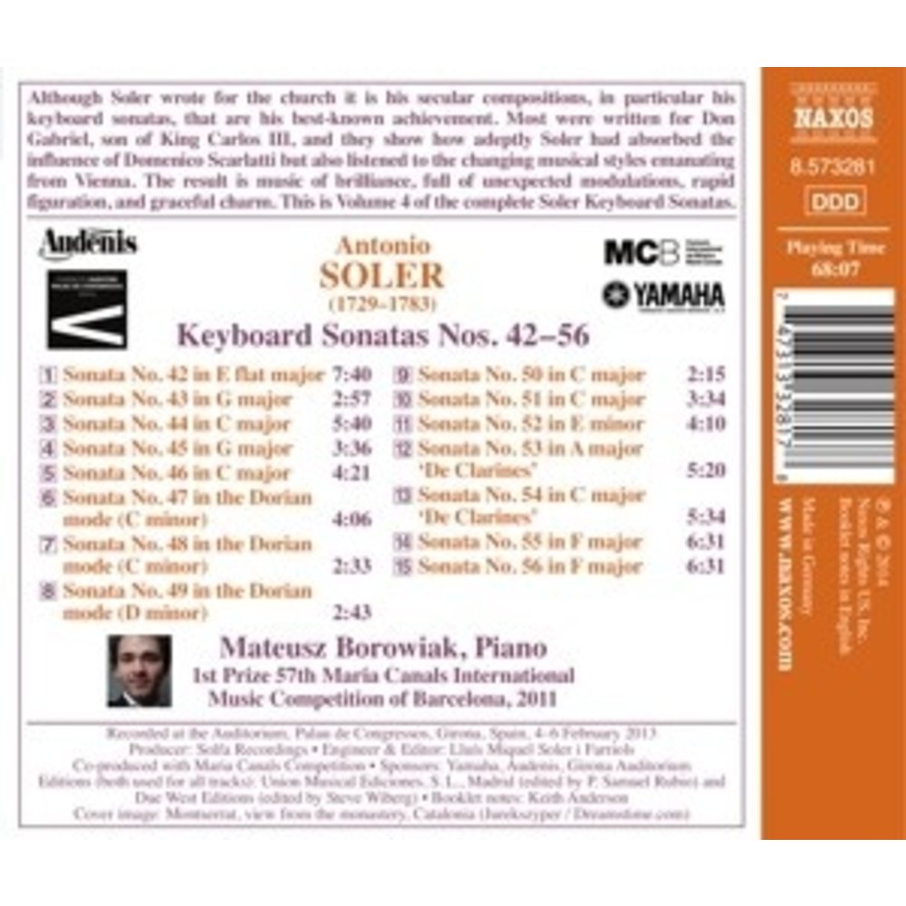 Naxos Keyboard Sonatas Nos. 42-56