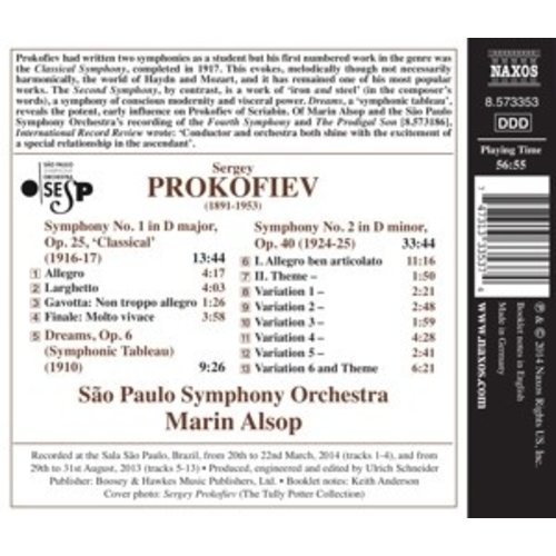 Naxos Symphonies 1 And 2