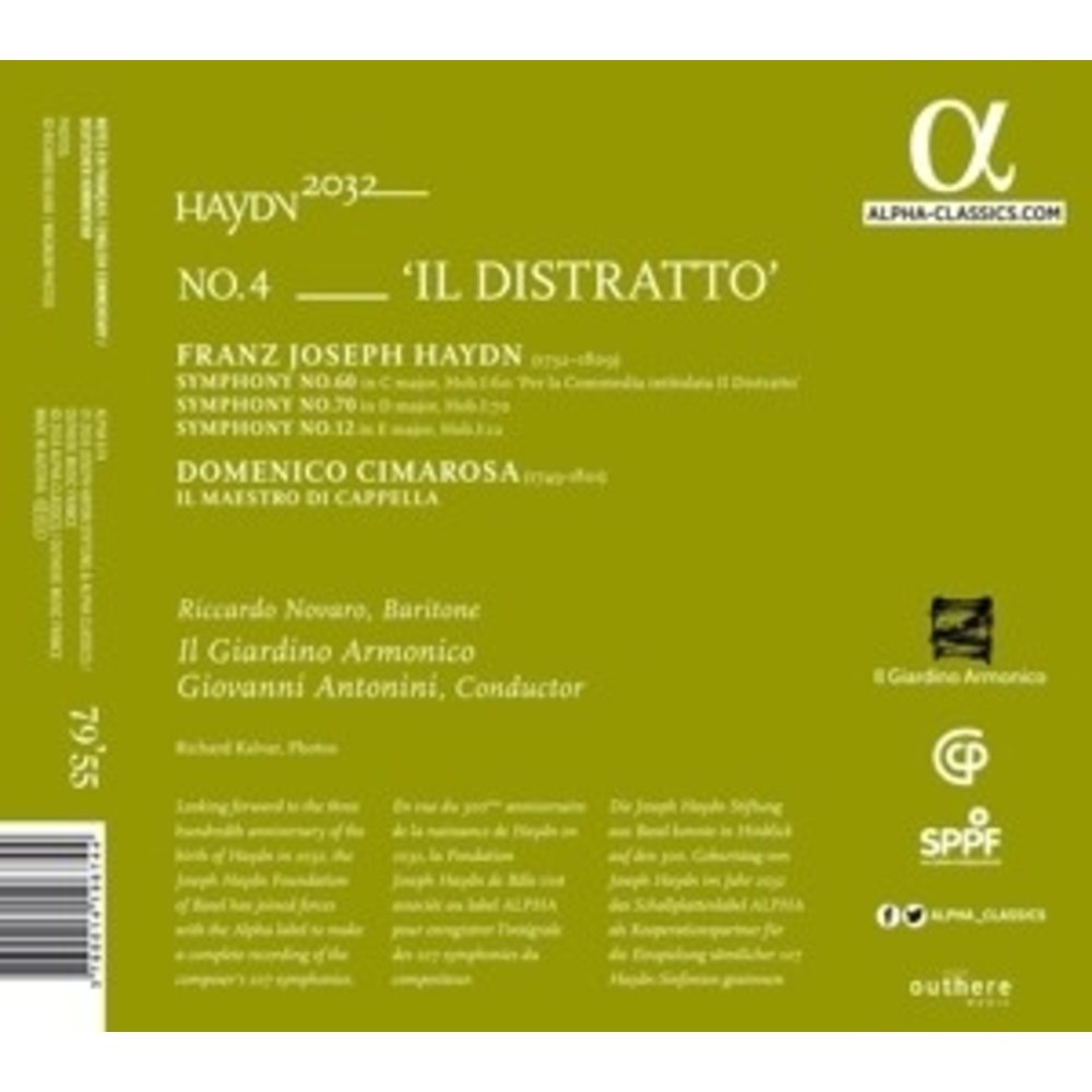 ALPHA Haydn 2032 Vol 4 Il Distratto