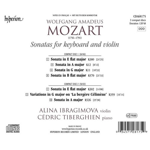 Hyperion Mozart: Violin Sonatas