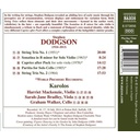 Naxos Dodgson: String Trios