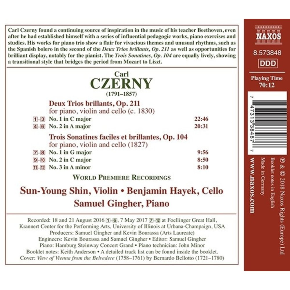 Naxos Czerny: Piano Trios