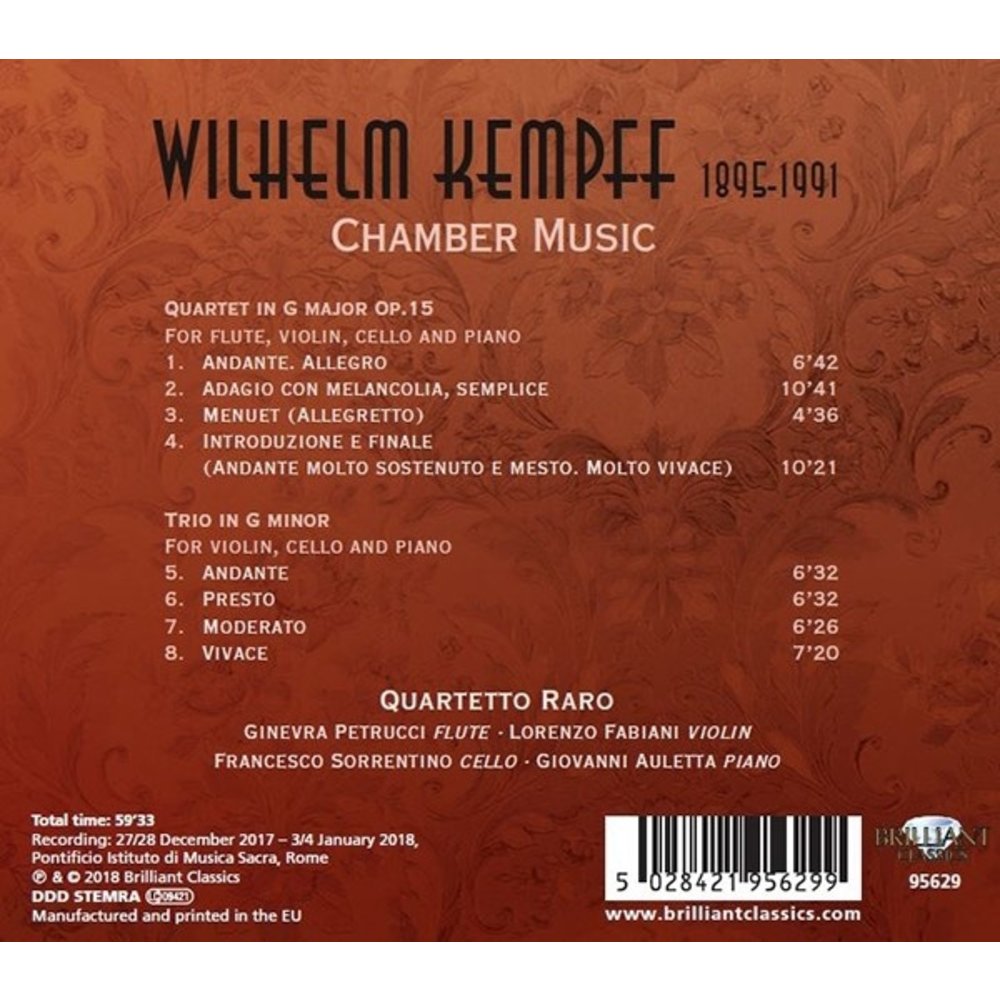 Brilliant Classics KEMPFF: Chamber Music