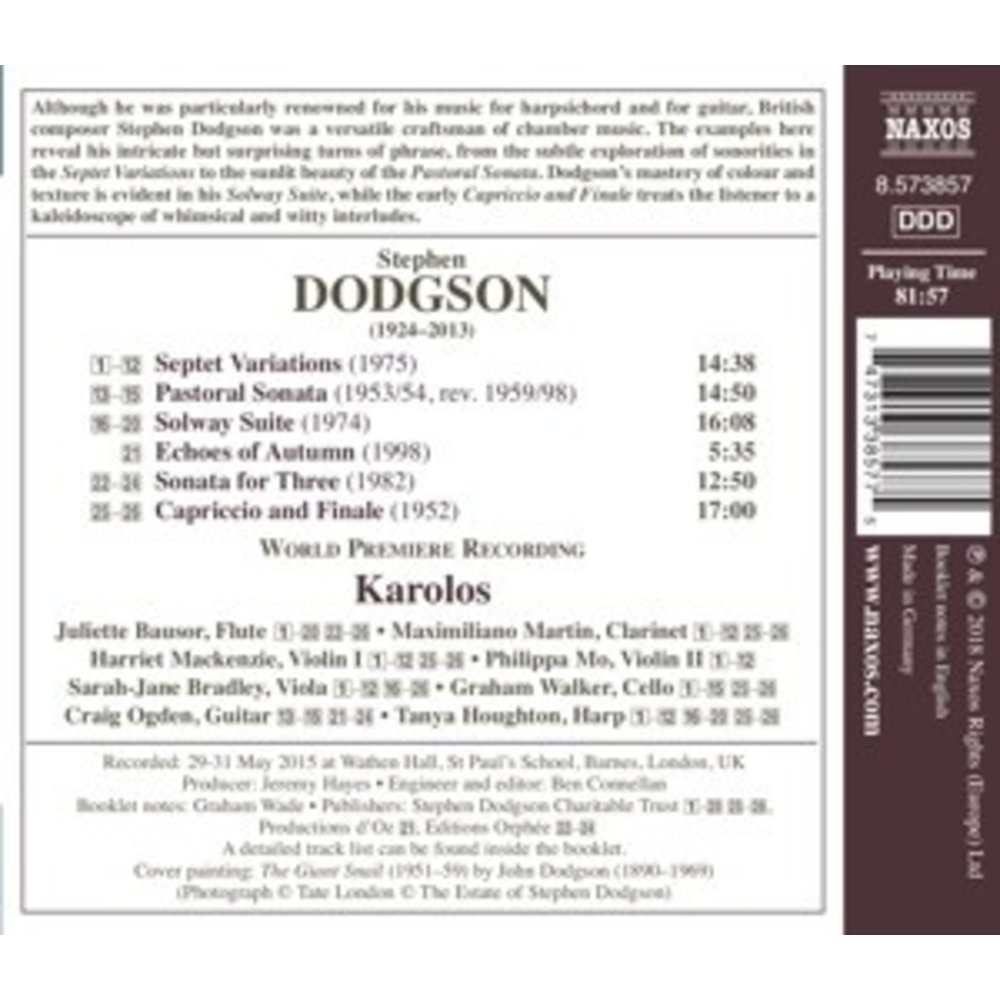 Naxos Chamber Music With Harp And Guitar