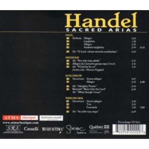 Handel: Sacred Arias