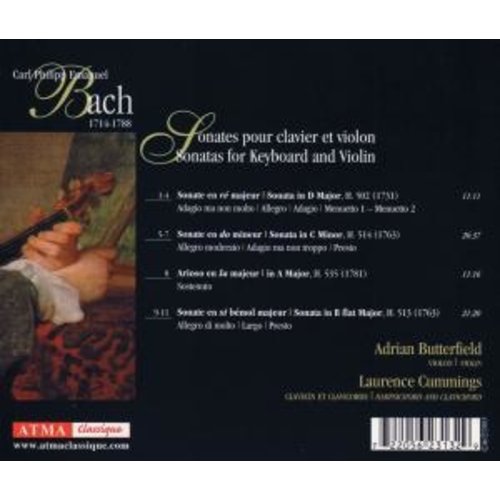 Cpe Bach: Violin Sonatas