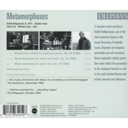 Metamorphoses Chamber Music
