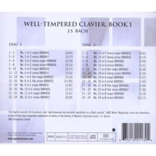 The Well-Tempered Clavier, Book 1