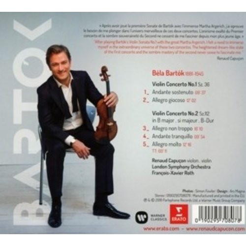 Erato/Warner Classics Violin Concertos Nos. 1 & 2