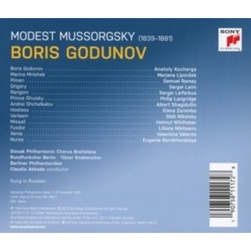 Sony Classical Boris Godunov (1869 Version)